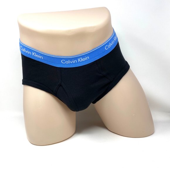 💖MEGA SALE💖Calvin Klein Men's 4-Pack Brief Slip Black Cotton Logo NB4000917 - Picture 2 of 9